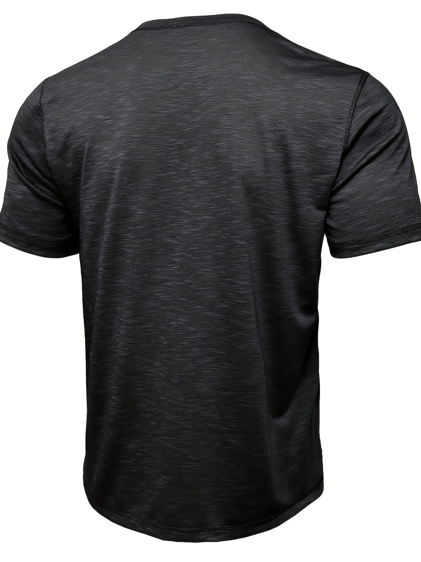 Men’s slim-fit short-sleeve Henley T-shirt