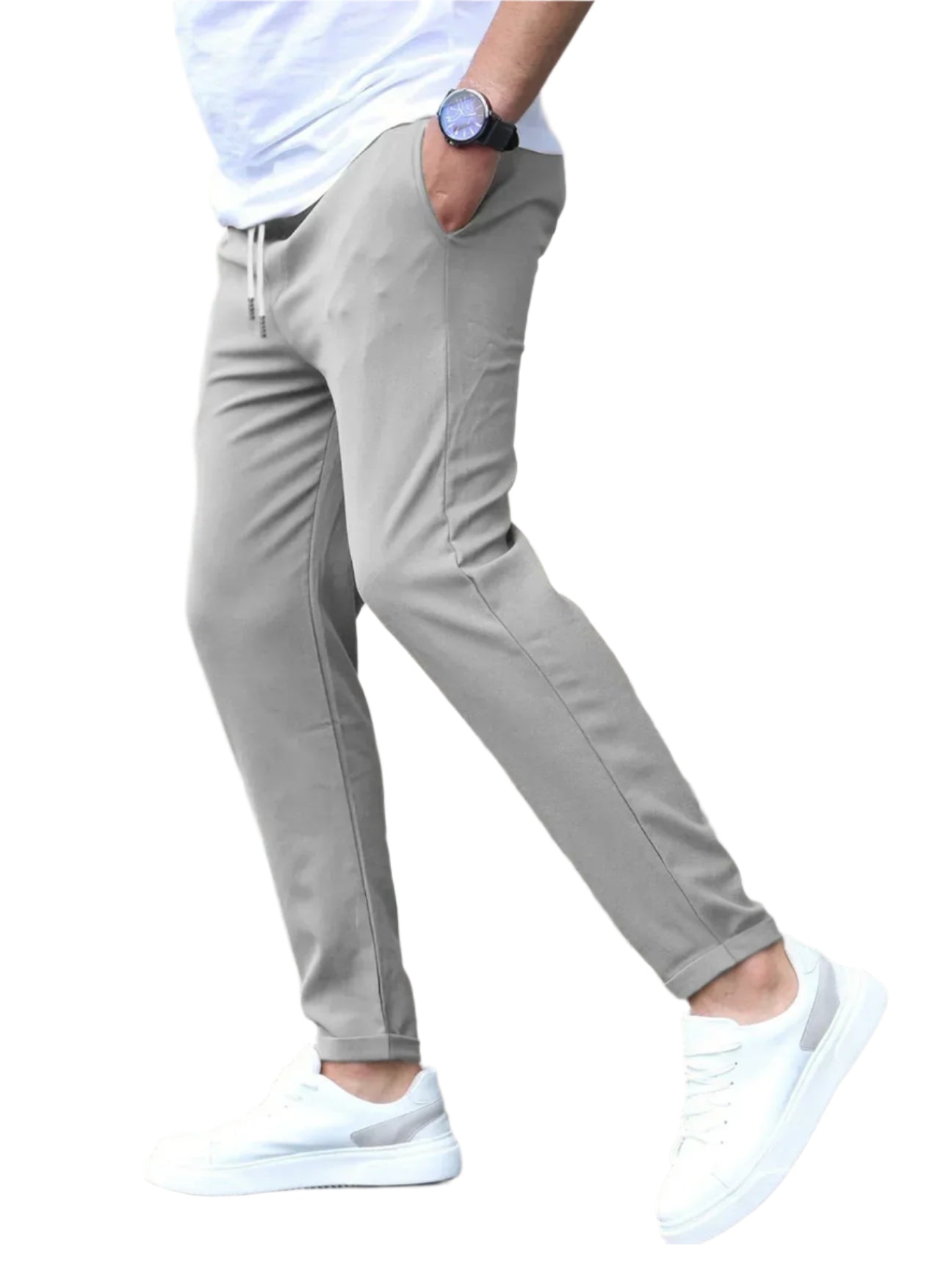 Men’s slim-fit chino joggers