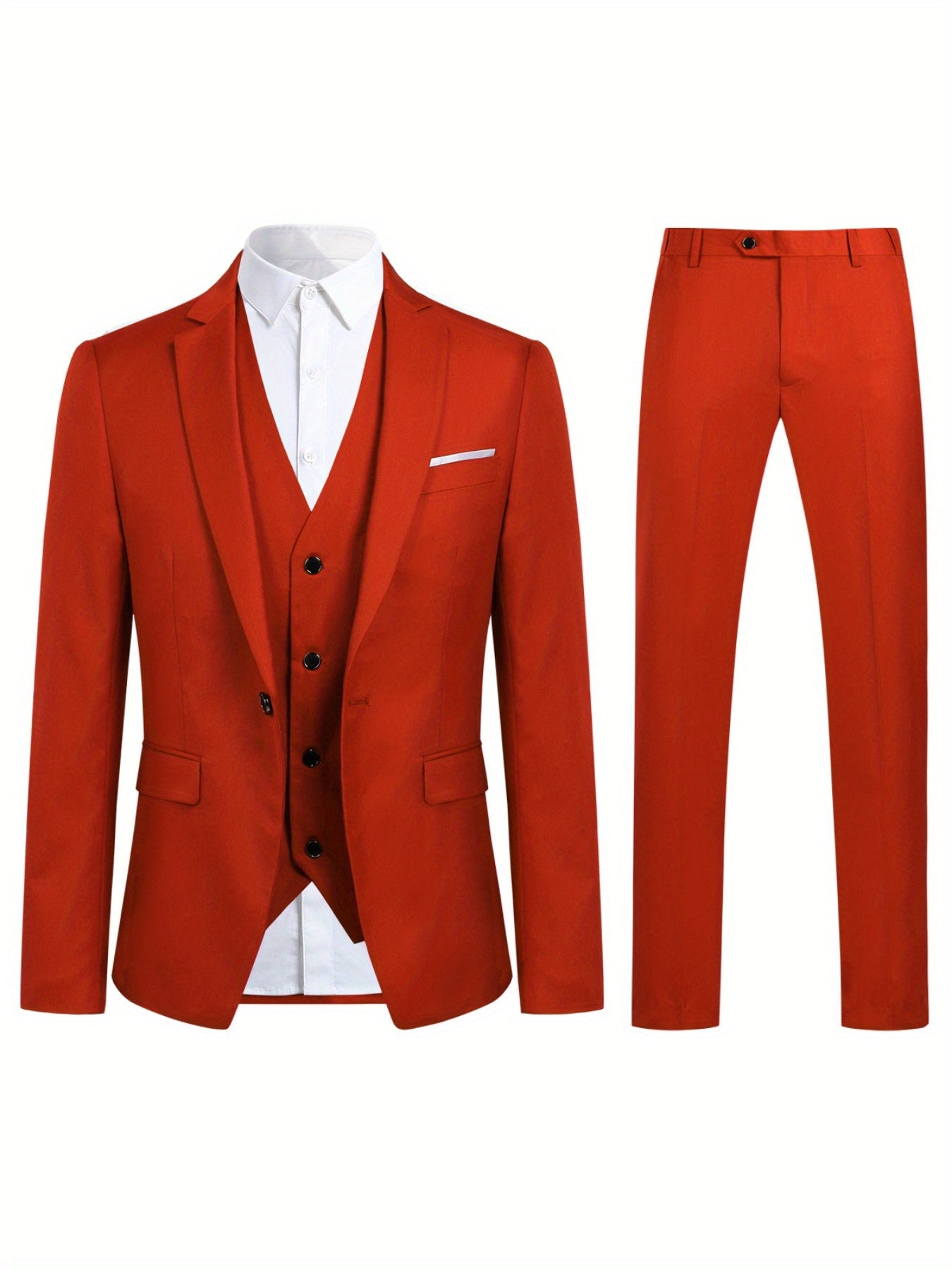 Men's casual three-piece suit