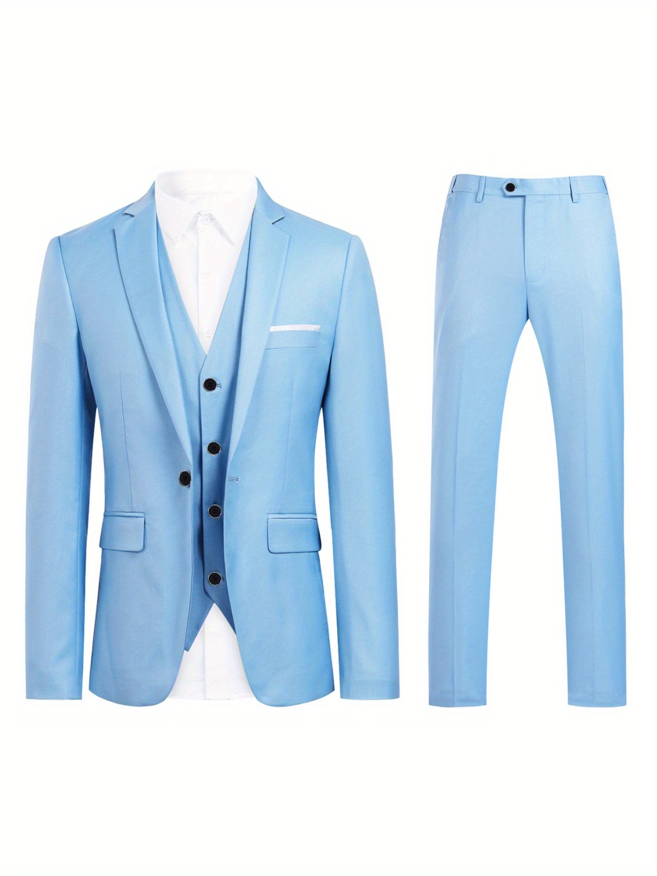 Men's casual three-piece suit