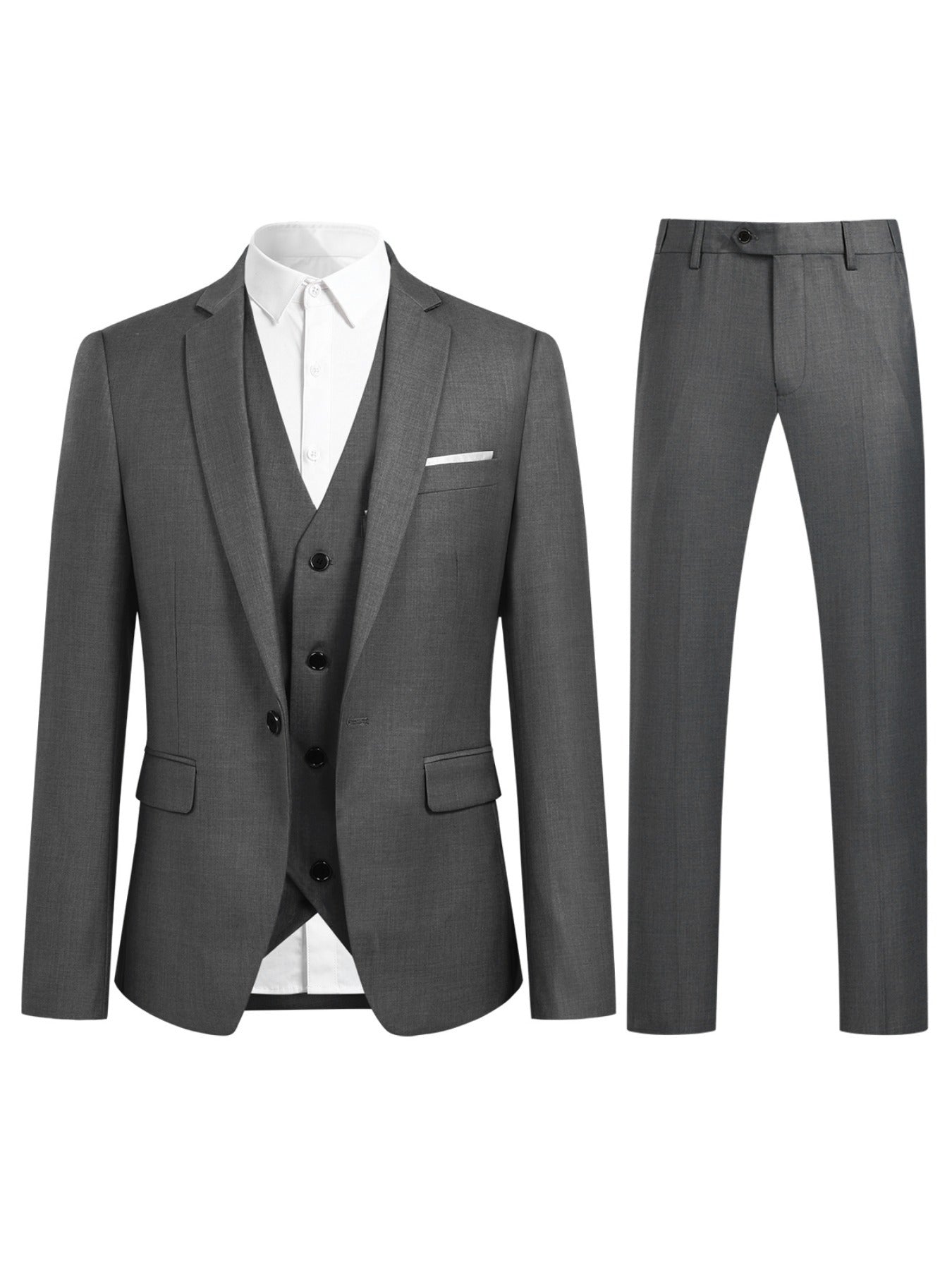 Men's casual three-piece suit