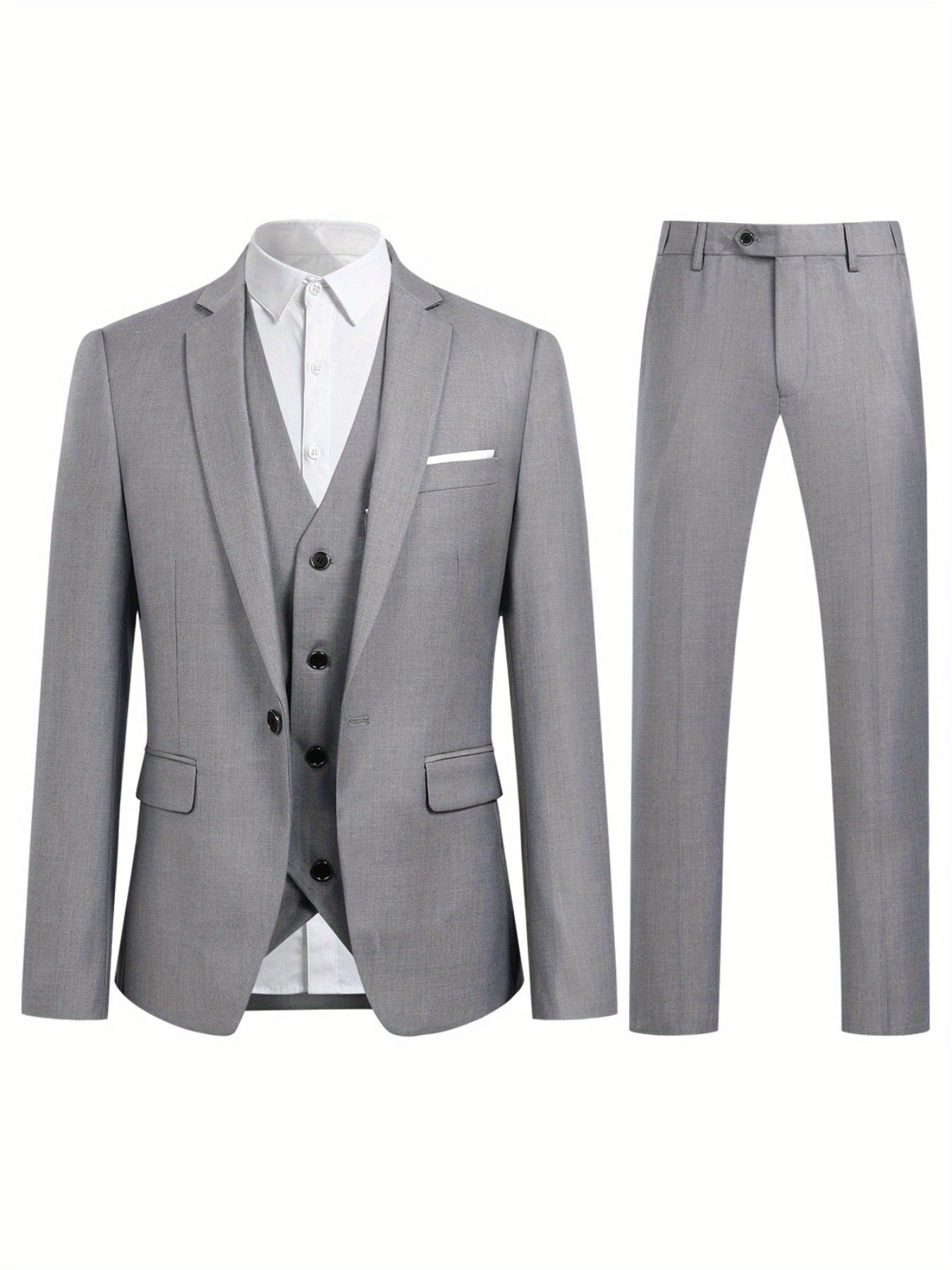 Men's casual three-piece suit