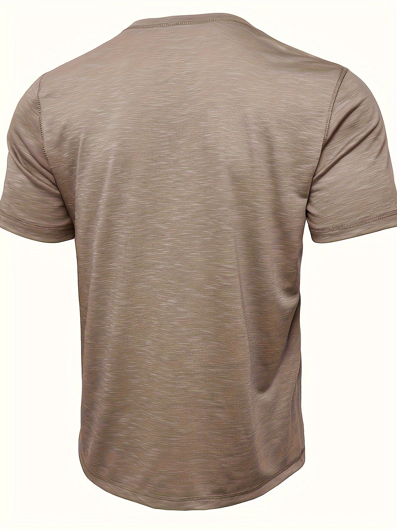 Men’s slim-fit short-sleeve Henley T-shirt