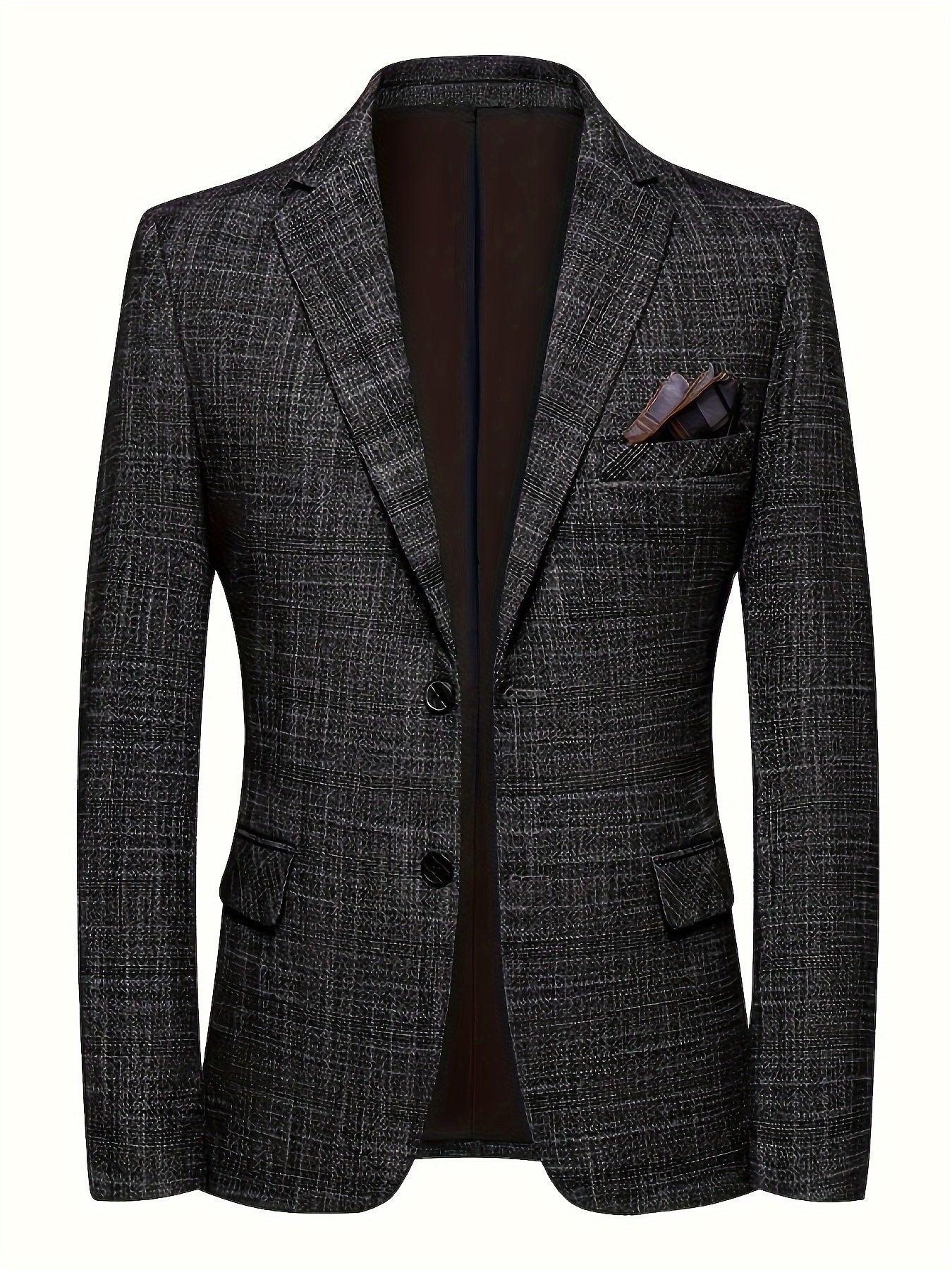 Men's slim-fit casual blazer