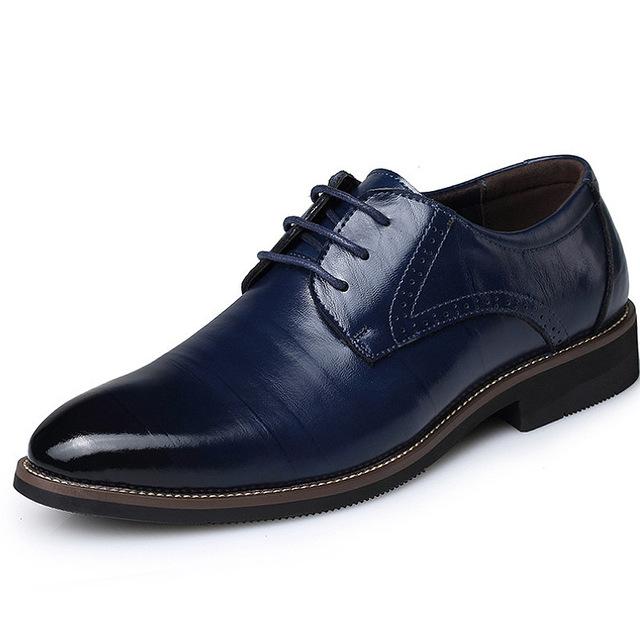 Men's lace-up stylish dress shoes