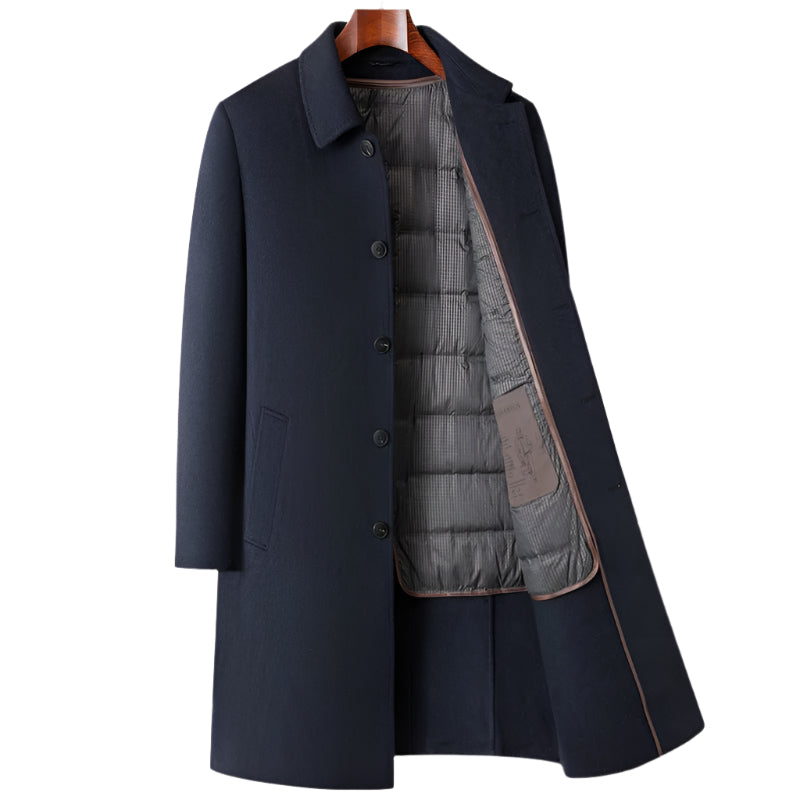 Men's warm long coat