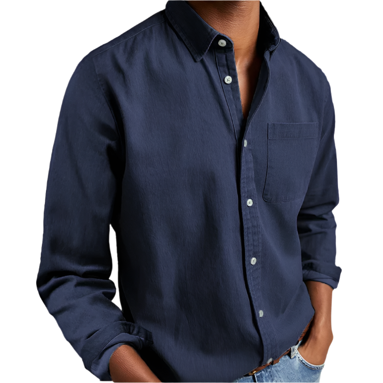 Men’s casual button-up shirt