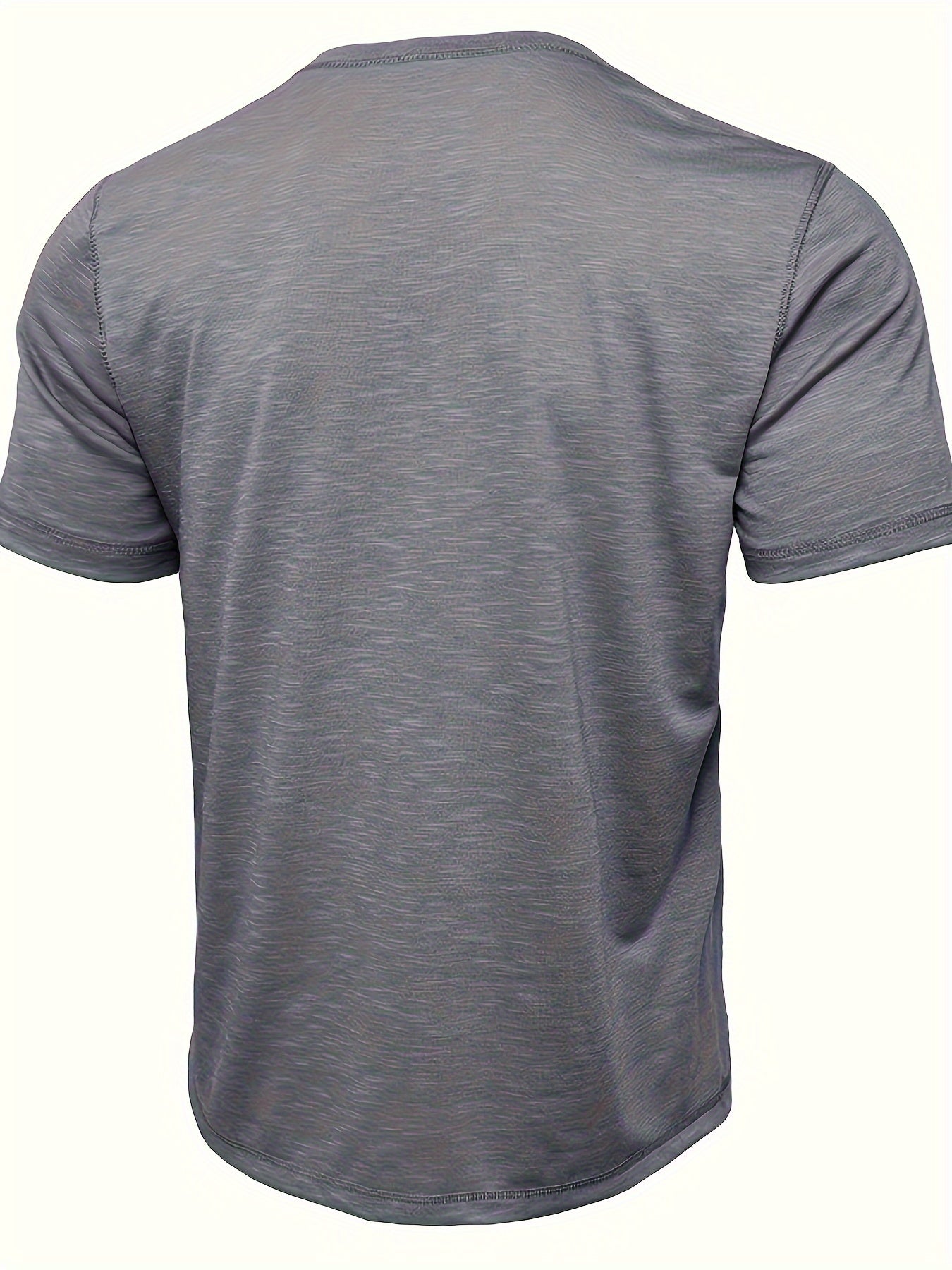 Men’s slim-fit short-sleeve Henley T-shirt