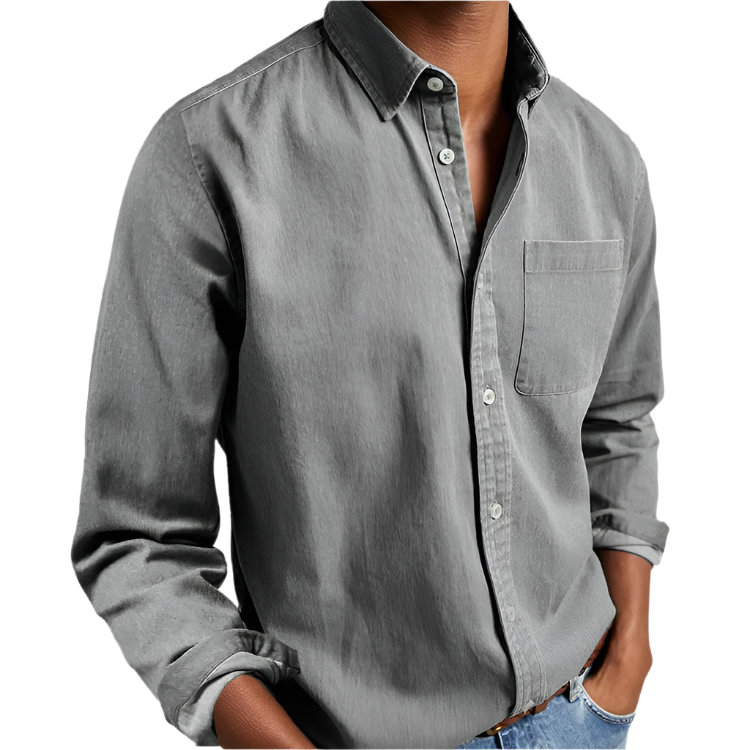 Men’s casual button-up shirt