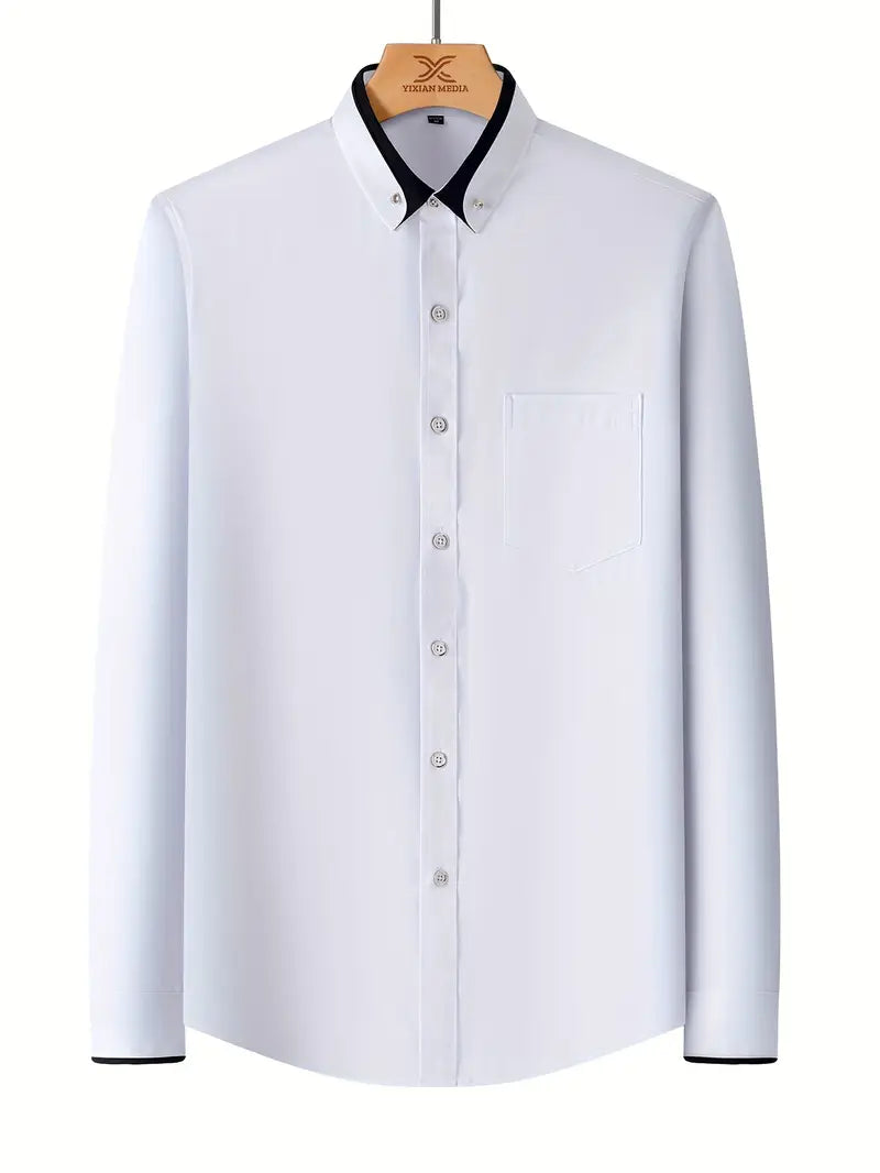 Men’s slim-fit dress shirt