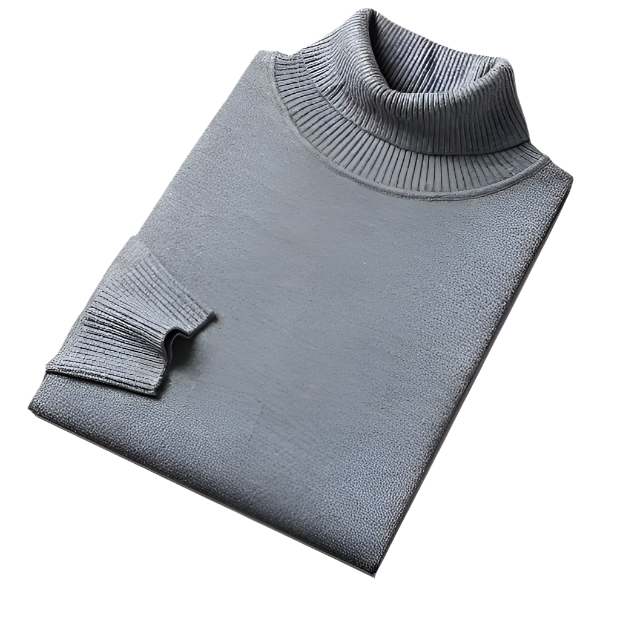 Men's turtleneck warm sweater