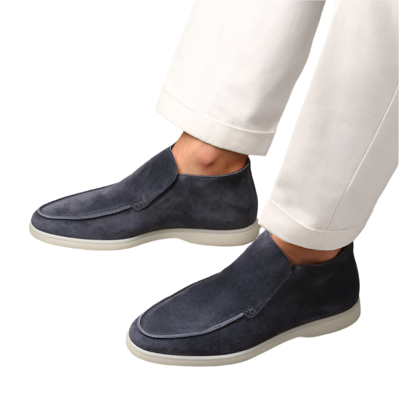 Men’s slip-on suede loafers