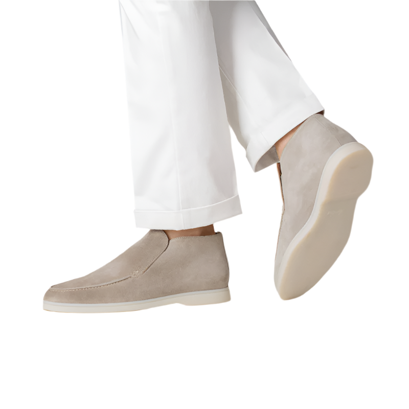 Men’s slip-on suede loafers