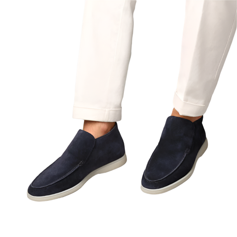 Men’s slip-on suede loafers