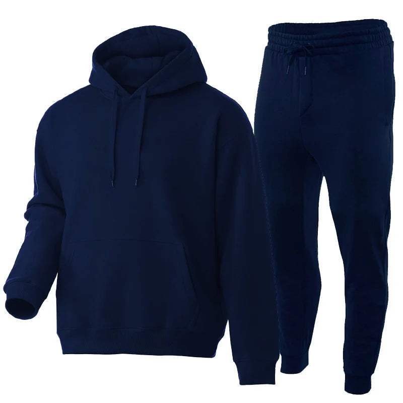 Men's two-piece winter tracksuit