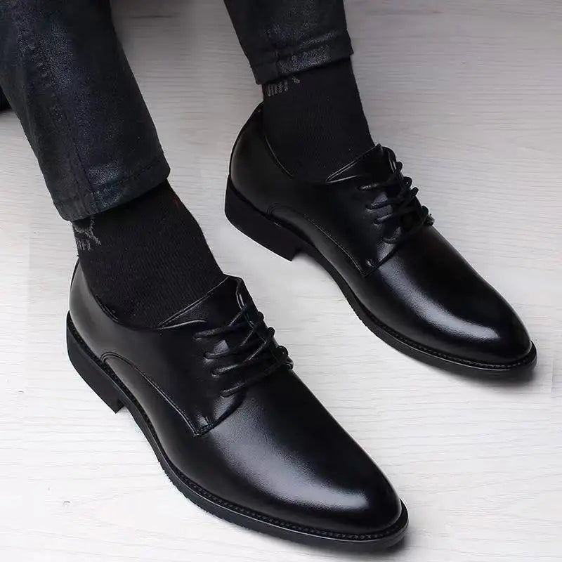 Men's stylish lace-up formal shoes