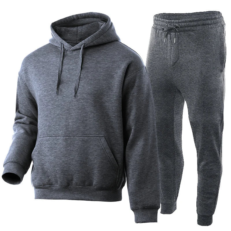 Men's two-piece winter tracksuit