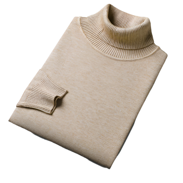 Men's turtleneck warm sweater