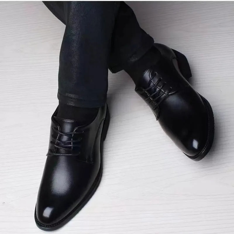 Men's stylish lace-up formal shoes