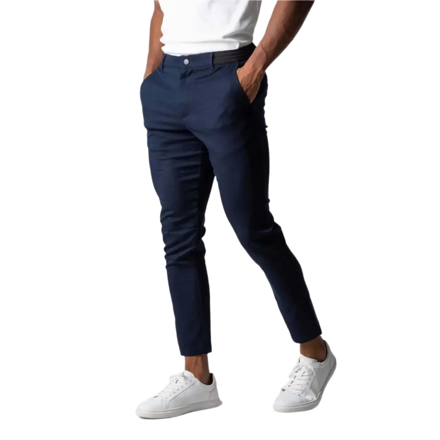 Men's comfortable slim-fit chinos