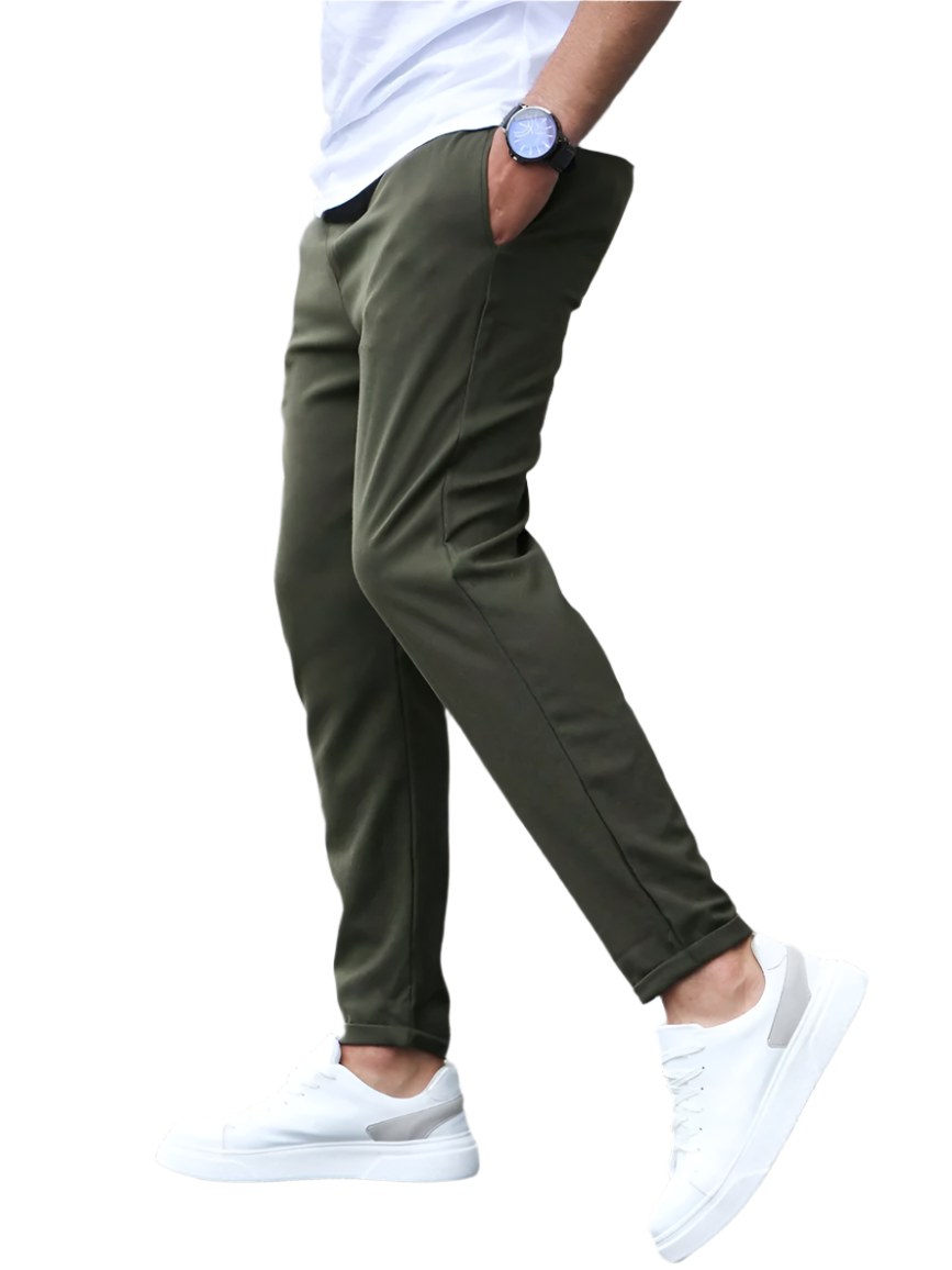 Men’s slim-fit chino joggers