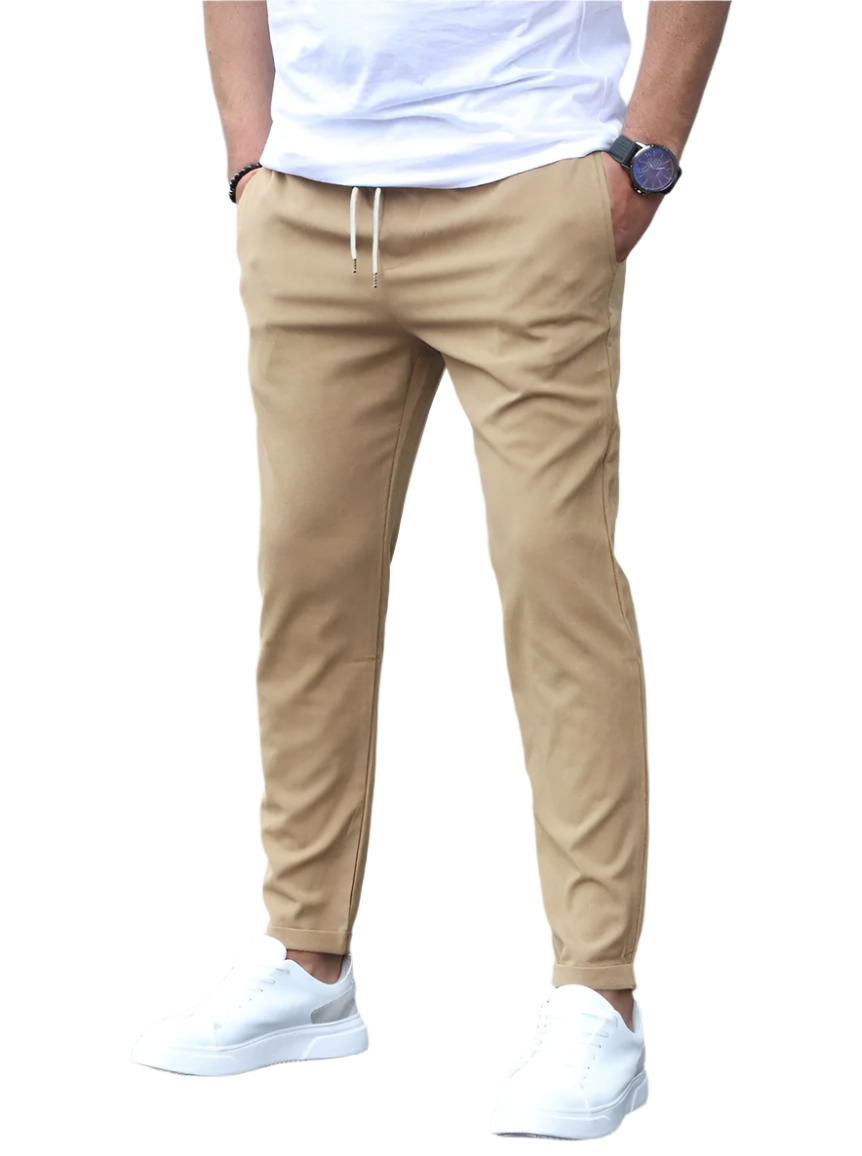 Men’s slim-fit chino joggers