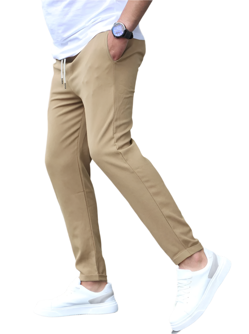 Men’s slim-fit chino joggers