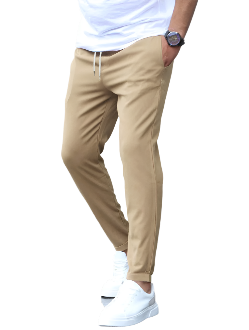 Men’s slim-fit chino joggers