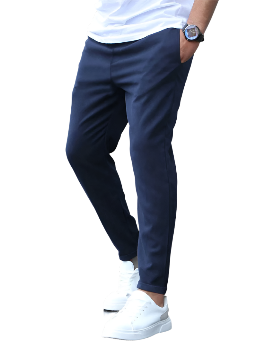 Men’s slim-fit chino joggers