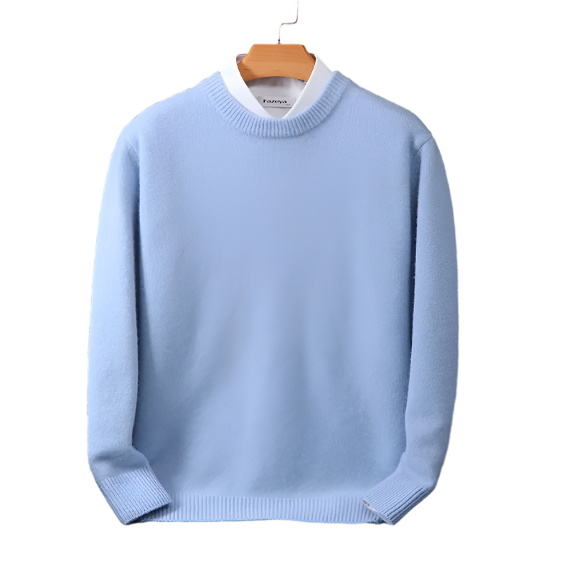 Men's long-sleeve crew-neck sweater