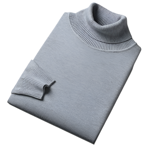 Men's turtleneck warm sweater