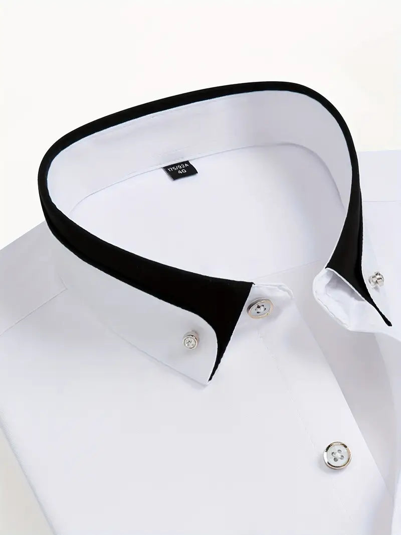 Men’s slim-fit dress shirt