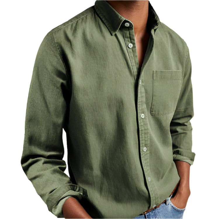 Men’s casual button-up shirt