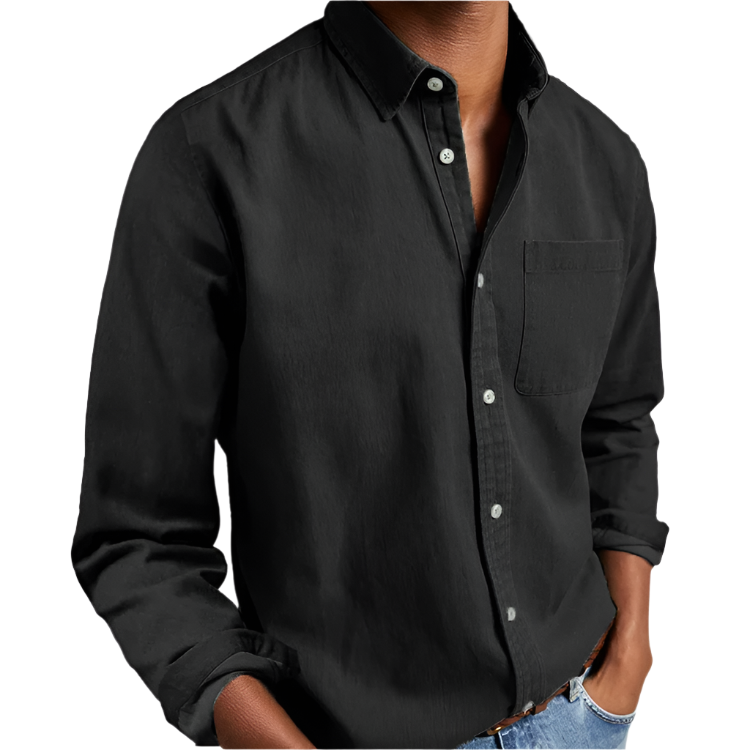 Men’s casual button-up shirt