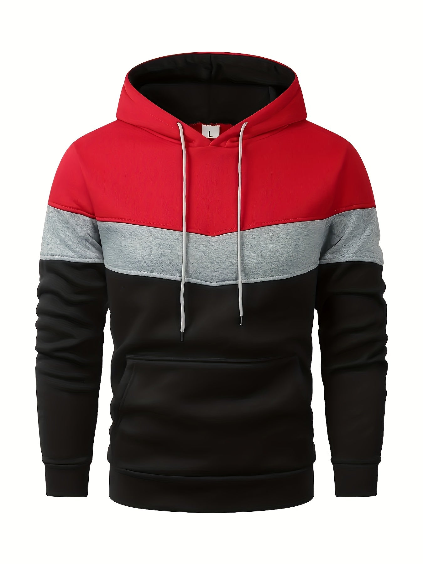 Men’s color block hoodie