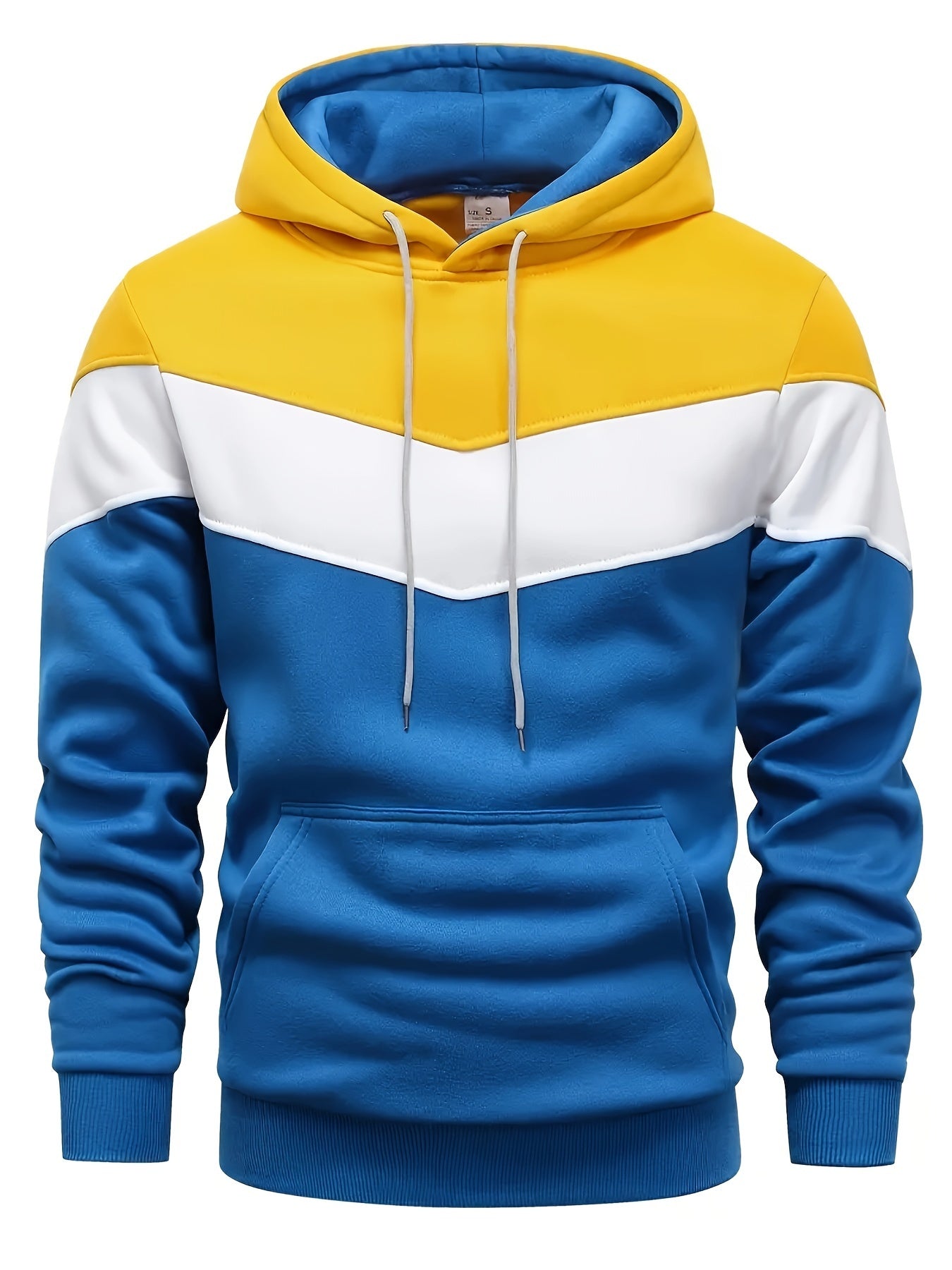 Men’s color block hoodie