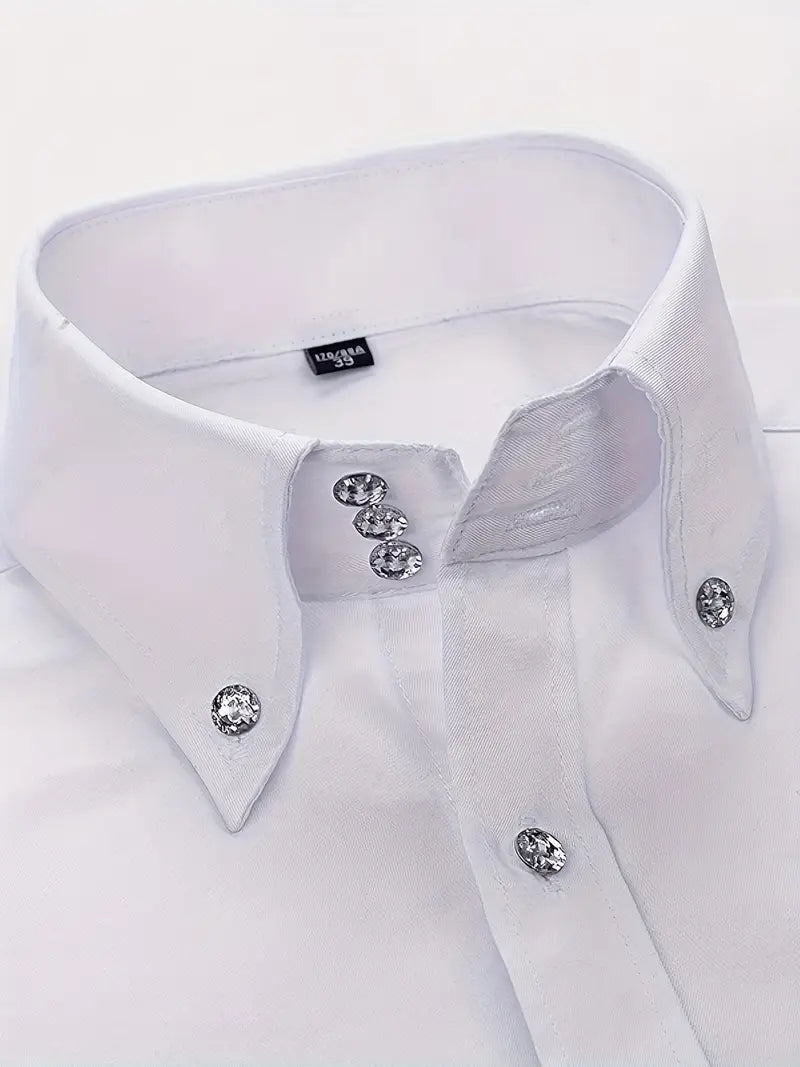 Men’s slim-fit dress shirt