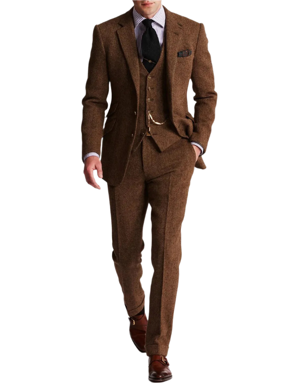 Men's vintage three-piece suit