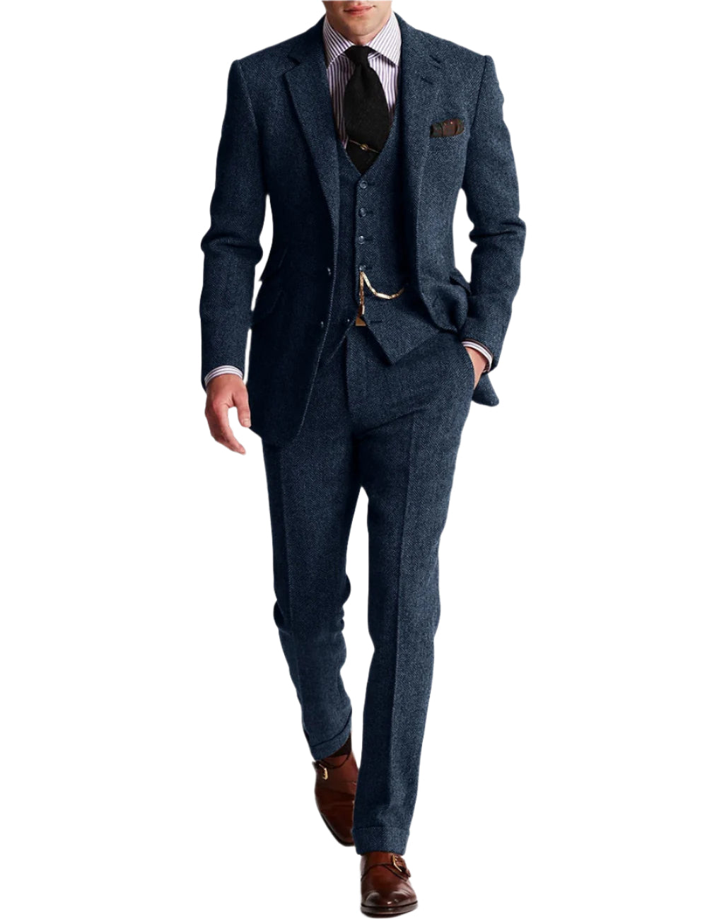 Men's vintage three-piece suit