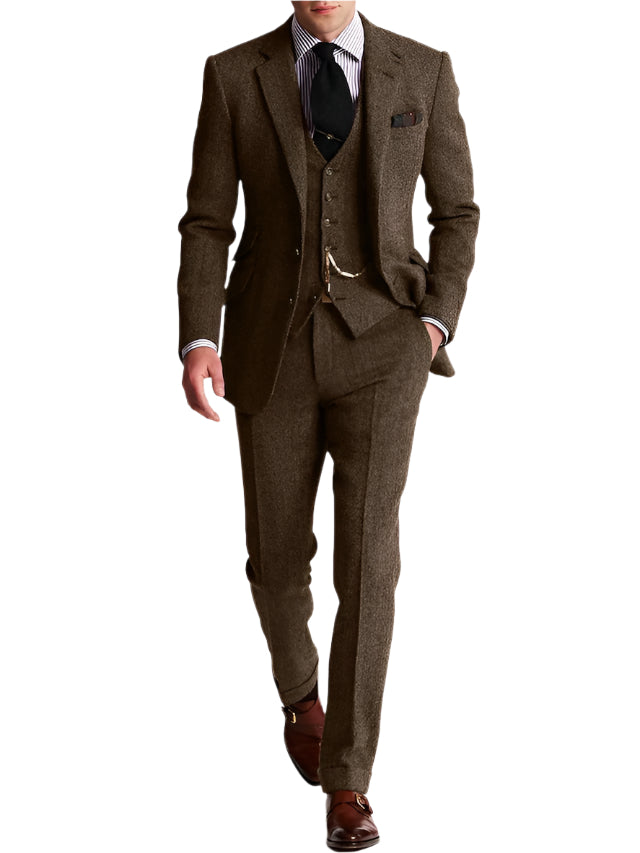 Men's vintage three-piece suit